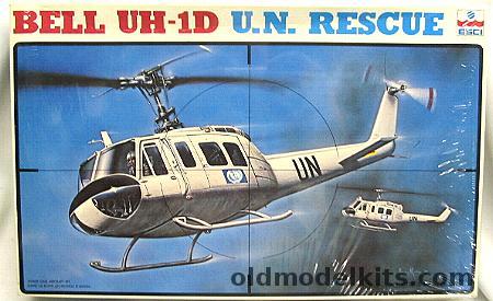 ESCI 1/48 Bell UH-1D Huey UN Rescue, 4037 plastic model kit